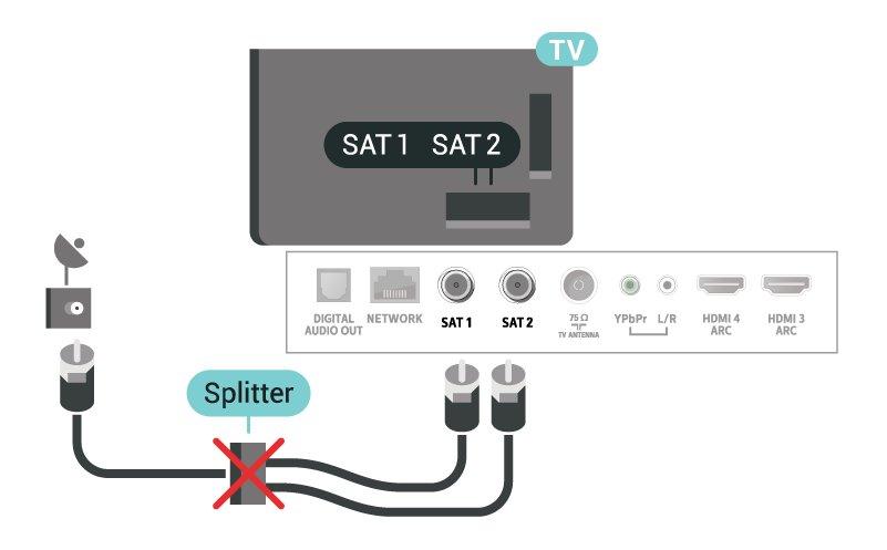 Máte-li k dispozici pouze jeden kabel, můžete nahrávat pouze sledovaný kanál. Zasuňte zástrčku antény pevně do zásuvky Antenna umístěné na zadní straně televizoru.