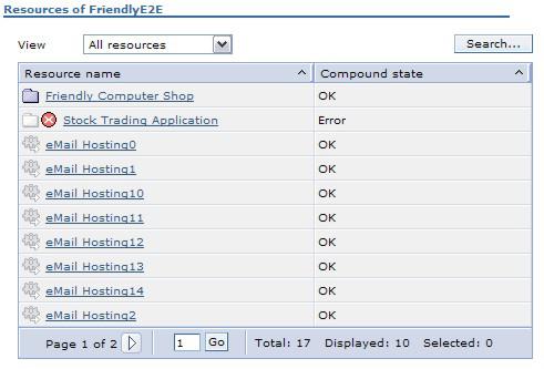 When you position the cursor over a sort arrow, a hover help text appears showing the current sort status of the column and the sort order that will result when the sort arrow is clicked.