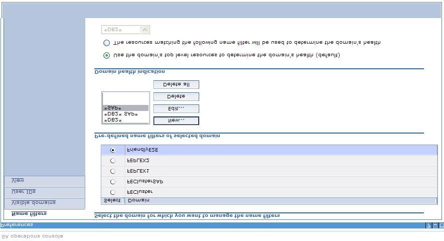 Results: v The search results view of the resource table is displayed.