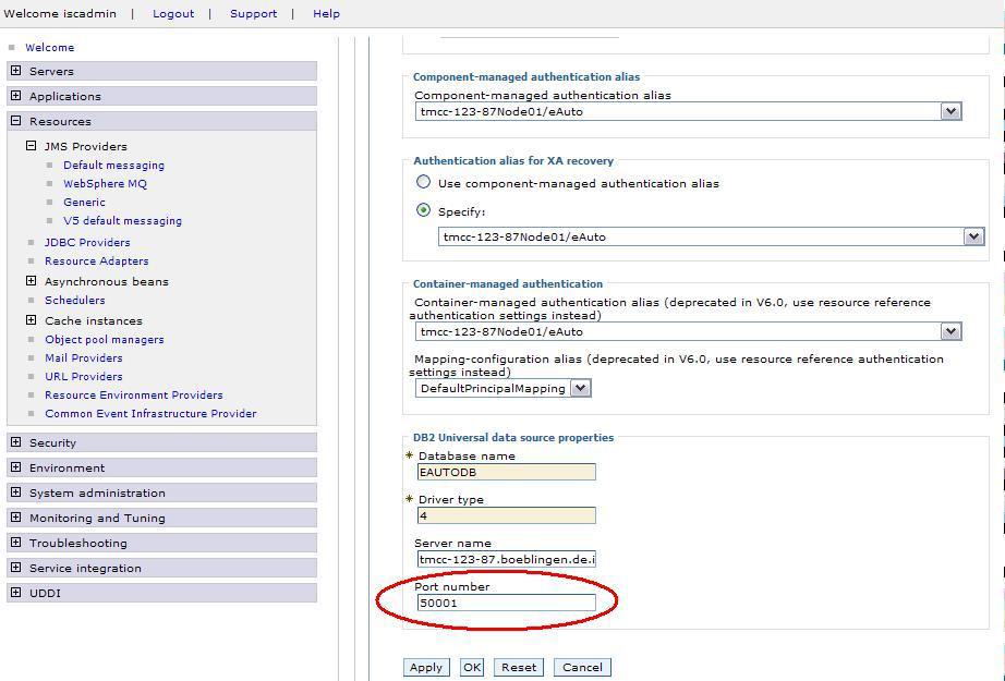 WebSphere Application Server cannot be started - DB2 is used as the user registry This may indicate a problem with the DB2 instance account for the end-to-end automation management databases.