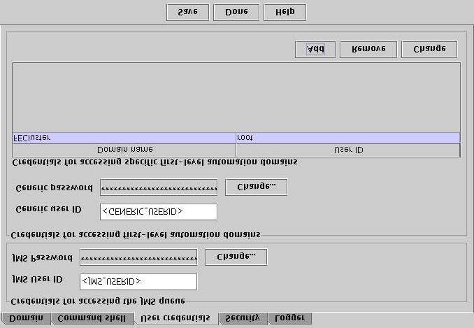 credentials for the domain are specified in the configuration dialog, the automation manager uses the generic credentials that must be specified in the configuration dialog.