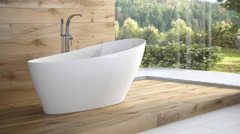click-clack chrom v ceně vany B H M A K J I F L rozměr / objem cena VANSAP16W 165 70 cm / 170 l bílá 39