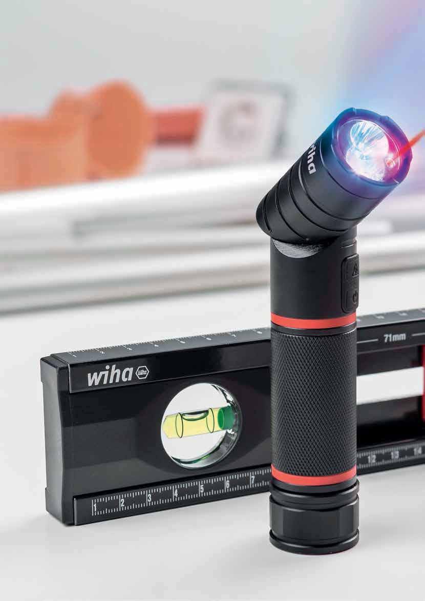 Kapesní svítilna s LED, laserem a světlem UV