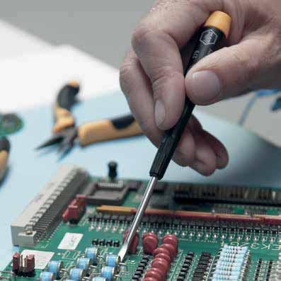 Elektrostaticky vodivé nářadí ESD Citlivé elektronické komponenty mohou být