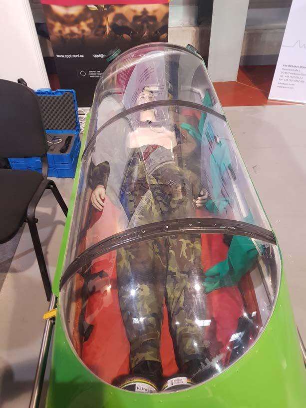 Aktivní účast na veletrhu Future Forces Exhibition 2018 v Praze- Letňanech stánek CPPT RUK prezentace