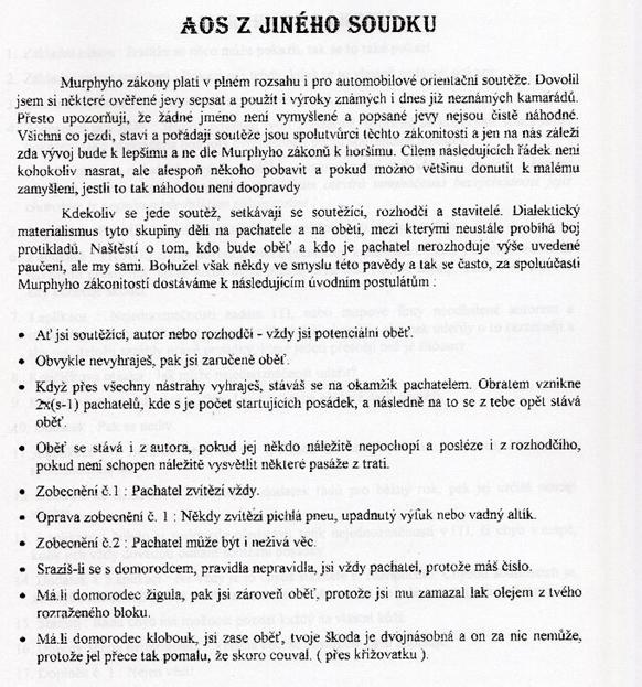 A také věřím, ţe při případném zveřejnění vpříloze ročenky, nebude od Franty