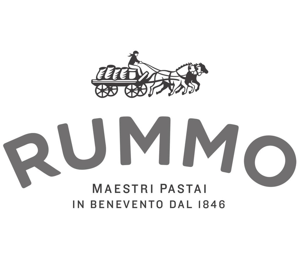 s SEMOLINOVÉ BEZVAJEČNÉ TĚSTOVINY Prvotřídní italské těstoviny RUMMO se vyznačují unikátní výrobní metodou