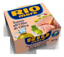 s PRAVÁ ITALSKÁ CHUŤ Tuňákové výrobky RIO mare jsou spojením vysoké kvality a lahodné chuti. RIO mare vždy vybírá maso s jemnou a zároveň kompaktní svalovinou.