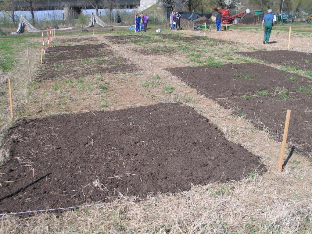Ruzyně - maloparcelový pokus vliv dávky kompostu na hydrofyzikální vlastnosti půdy varianty dávky 0, 80, 165 a 330