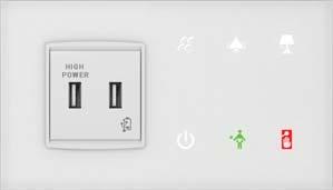 : Silové AC zásuvky: UNI, Schuko, French, British Jiné typy modulů: 2USB, USB, LAN, Media L (levá R (pravá pozice 2 pozice 1 pozice 1 pozice 2 Počet tlačítek ze sběrnice BUS Měření teploty