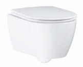 K té přispívají také mísy bez okrajového splachovacího kruhu, kterými jsou vybaveny všechna WC.