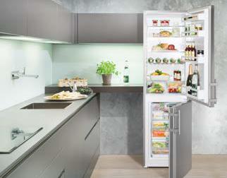 Kombinované chladničky Naše chladničky s mrazničkou: přehled Rozsáhlý sortiment chladniček s mrazničkou Liebherr, jak kombinované tak monoklimatické, nabízí ideální řešení téměř pro každého bez