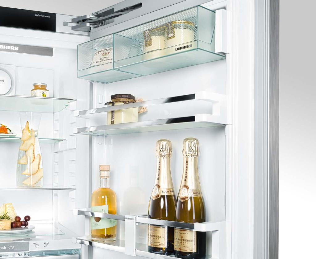 Design S elegantním a nadčasovým designem splňují chladničky a mrazničky Liebherr ty nejvyšší estetické nároky.