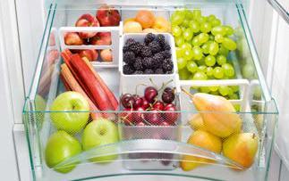 Například ovoce a zelenina mohou být jasně odděleny nebo potraviny lze skladovat podle data uskladnění.