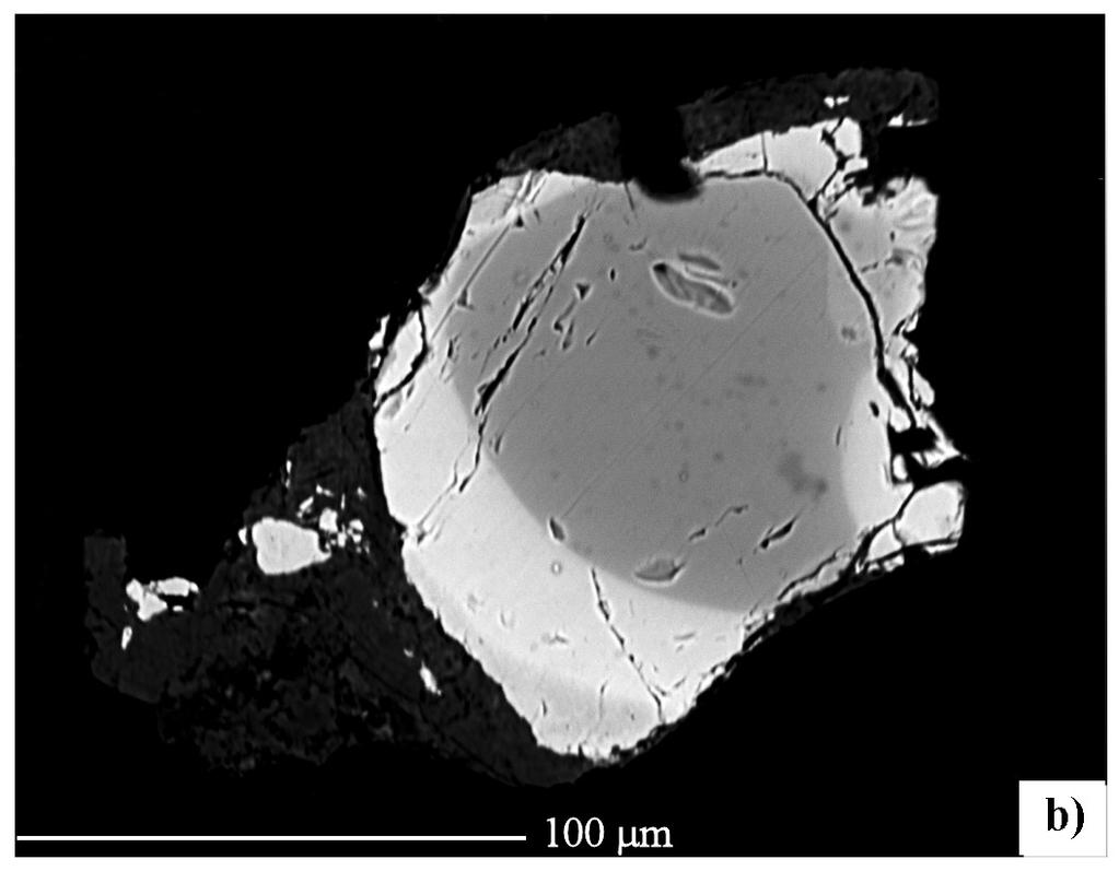 Cr-spinely v BSE obraze původ z vulkanitů nebývají