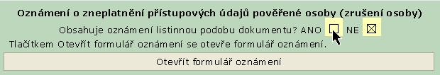 4. Žadatel předkládá listinnou podobu dokumentu (např.