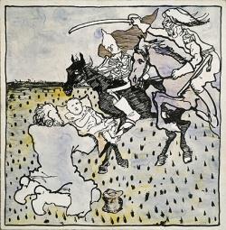 B - Drang nach Osten, Michel im Sumpf, VHÚ, 1918 C - Kořist Hindenburgova, Michel im Sumpf,