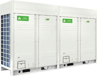 184,5kW) 1900 až 2460 (190 až 246kW) Kondenzační jednotky AHU BOX Model KM-113.