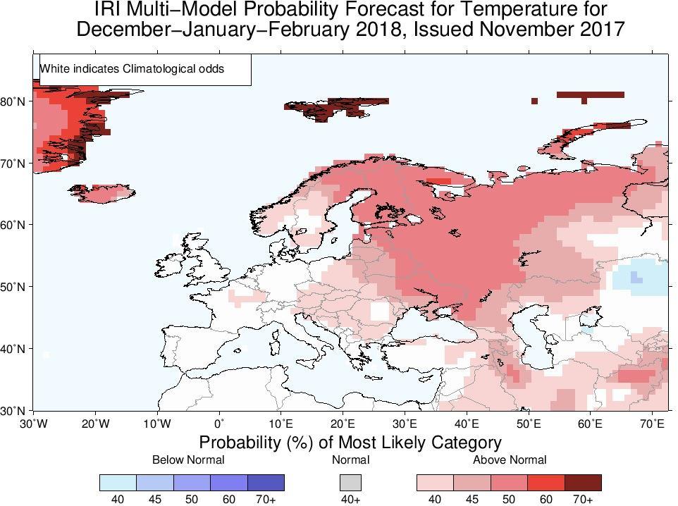 METEOZPRÁVY Jak vyplývá z obrázků 5 a 6, v případě výstupu k 3.2.2018 (obr. 5) počítal model v ČR a okolí již s teplotami bez odchylek od normálu, v případě výstupu z 9.2.2018 (obr. 6) předpokládal zejména na Z/SZ ČR i slabě teplotně podnormální počasí s odchylkami do -0.