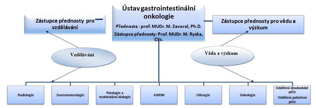 c) Mezioborová funkční centra a týmy Ústavu (metodicky a operačně) 1. Spolupráce v rámci Komplexních onkologických center v Praze KOC FN Motol, KOC VFN, Nemocnice na Bulovce a Thomayerova nemocnice.