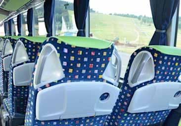 Setra 57 míst, rok výroby 2018 Asistent udržování vozidla v jízdním pruhu kamera za čelním