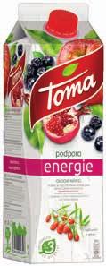 borůvka a jahoda 40 g Teekanne fresh orange 50 g Toma