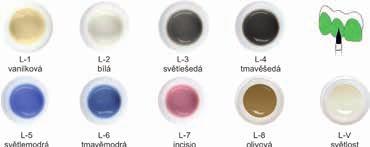 GC Initial IQ Lustre Pastes NF Univerzální 3-rozměrné dobarvovací hmoty pro všechny typy keramiky (MC, LF, Zr, Ti,