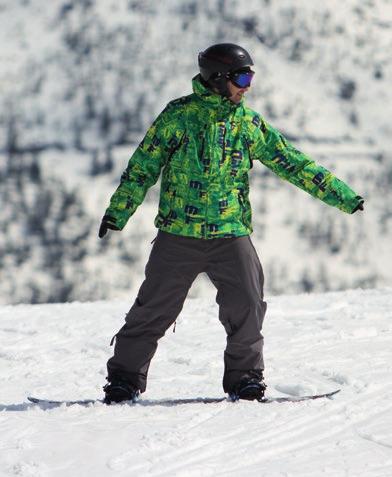 Metodika výuky začátečníků > úroveň C Popis základního snowboardového postoje pro jízdu Základní snowboardový postoj pro jízdu (dále jen postoj pro jízdu ) vychází ze základního snowboardového