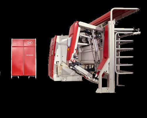 Rameno sleduje krávu a zaručuje maximální volnost jejího pohybu v boxu. Hybridní rameno nového Astronautu A5 kombinuje výhody elektrických poháněných pohybů s měkkostí a silou vzduchu.