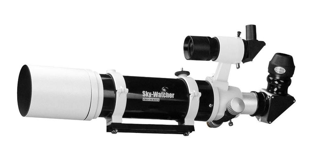 2.1 Použité astronomické vybavení a technika 2.1.1 Skywatcher ED 80/600 mm na montáži EQ-6 Skyscan K fotografování jsem použil soukromý astronomický čočkový dalekohled s průměrem objektivu 80 mm