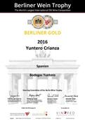 Mundus Vini International Wine Grand Prix ocenil ekologické víno Mundo de Yuntero Verdejo Sauvignon Blanc 2017 a červené Yuntero Tempranillo Reserva 2013 stříbrnou medailí.