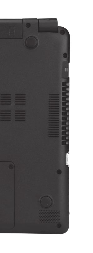 disk 3 Reproduktory Zajišťují stereofonní zvukový výstup. 4 Ventilace a Umožňují chlazení počítače. ventilátor Nezakrývejte ani neblokujte otvory.