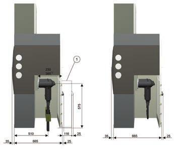 5 25 Jmenovitá frekvence fr [Hz] 50 / 60 Jmenovitý proud IEC Pole Vnitřní oblouk IAC AFL 20 ka 1 s Výška pole 1400 mm Spínací skříň Dodatečné blokády: Zpětná závora Elektrické blokování zapnutí