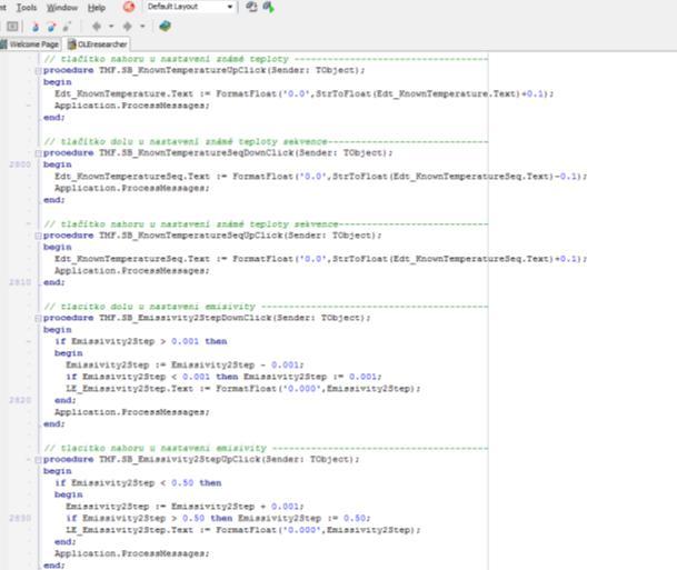 2. Vývojové prostředí 2.1 Programovací prostředí Program je napsán v programovacím prostředí Borland Delphi Delphi je integrované grafické prostředí pro tvorbu aplikací pro MS Windows.