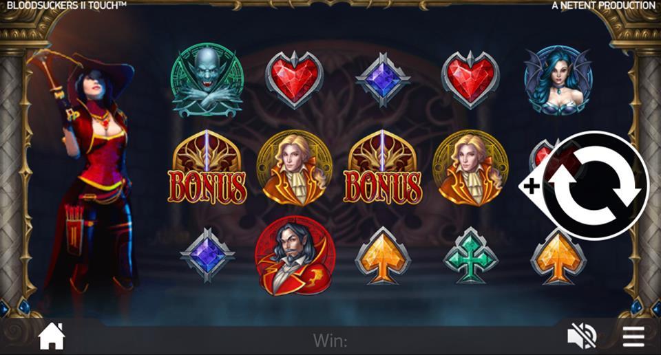 BLOOD SUCKERS II TOUCH Typ hry: Touch Game Návratnost hráči: 96,94% Nová generace upírů nám jde po krku!