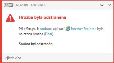 Byla nalezena inﬁltrace Inﬁltrace se mohou do počítače dostat z různých zdrojů: z webových stránek, ze sdílených složek, prostřednictvím e-mailu, z výměnných médií (USB klíče, externí disky, CD a