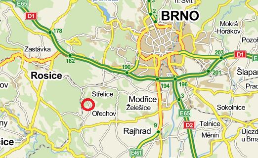2. Lokalita Kostel sv. Šimona a Judy se nachází v obci Radostice v Jihomoravském kraji. Leží přibližně 13 km jihozápadně od města Brna.