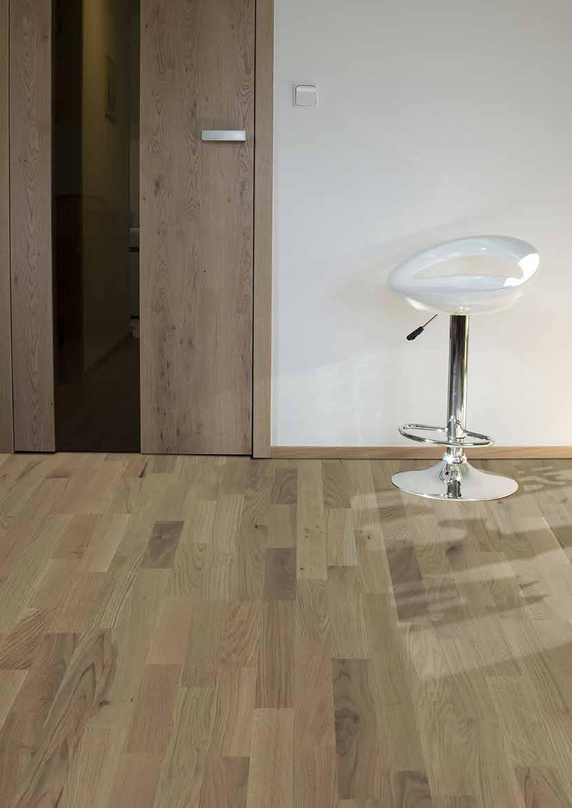 Třípásový Dub Living PARQUET LOC Oak Living (Dub), oxid.