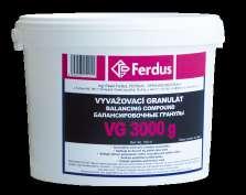 Celistvá ocelová samolepící závaží - šedý lak Test: povrch Zn+lak Epoxy 400 hod. Vyvažovací granulát (prášek) Ref. No. 33.03 33.