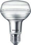 CorePro LED reflektory R39, R50, R60, R80 CorePro LED reflektory se dokonale hodí pro bodové osvětlení a poskytují teplé světlo podobné halogenům.