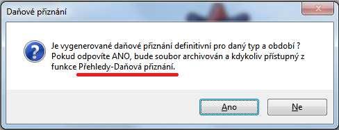 9. Úložiště sestav DPH a kontrolních hlášení Předávané tištěné sestavy