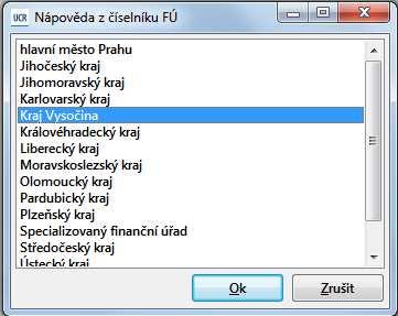 Při vyplňování druhé záložky se používají pouze některé údaje v závislosti na konkrétní hodnotě jiného údaje. Pro usnadnění vyplňování jednotlivých údajů je vhodné využít kontextovou nápovědu.