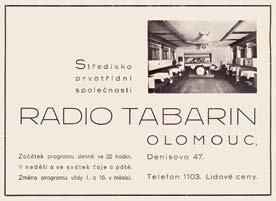 Radio bar měl už tehdy oddělené prostory pro kuřáky a právě tyto kuřárny jej propojovaly s vestibulem rovněž Kuřárna kina Central a Radio Baru, 20. léta 20.