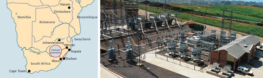 ESKOM Jihoafrická republika, Richard Bay, SVC Systém dodala firma SIEMENS a uvedla jej do provozu již v letech 1994 a 1995. Richard Bay je významné průmyslové centrum Jihoafrické republiky.