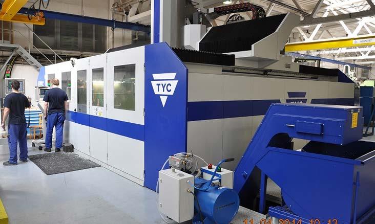 V roce 2013 jsme pořídili například portálovou pětiosou frézku FPPC 250/5 CNC výrobce TYC (investice v hodnotě 23 mil. Kč).