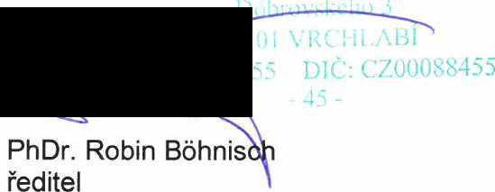 Správa Krkonošského národního parku Dobrovského 3, 543 01 Vrchlabí tel.: (+420)499 456 111 fax: (+420) 499 422 095 e-mail: podatelna@krnap.