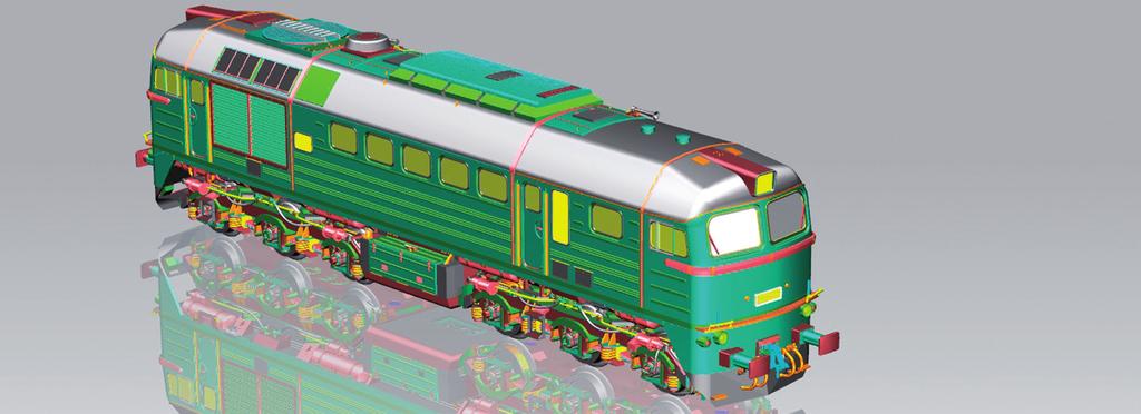 CAD zobrazení 52745 Motorová posunovací lokomotiva T203, Kaluga, Ep. IV 1(0 52811 Motorová lokomotiva T679.1, Sergej, Ep.