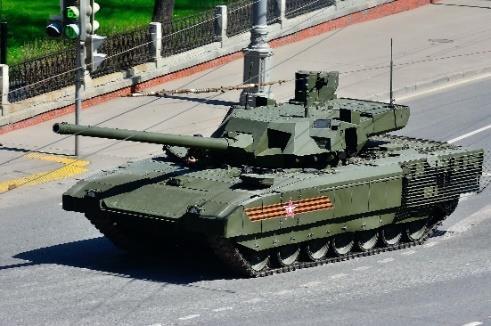 - T-14 Armata (viz obrázek) - - nejmodernější tank - - systém aktivní ochrany APS - - posádka je chráněna pod třemi vrstvami pancíře - Leopard 2A6