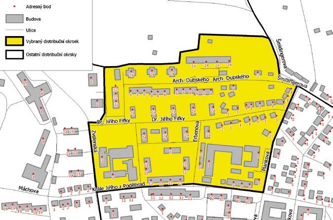 Aktualizace databáze Česká distribuční spustila od 3. 1. 2011 detailní (fyzické přímo v terénu) přesčítání oblastí pro adresné a neadresné doručování v ČR. Toto přesčítání bylo rozděleno do dvou fází.