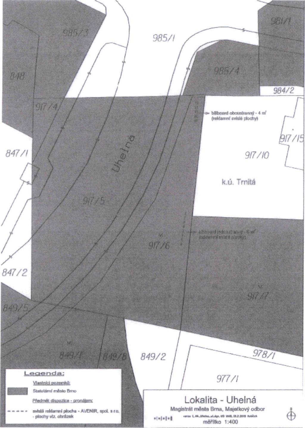 917/6 ostatní plocha, zeleň, o celkové výměře 10 m2 ( 6 m2 + 4 m2 ) v k.ú.